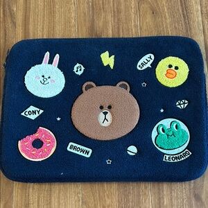 Line friend brown bear 13.3 inch Laptop Bag